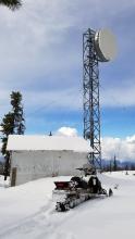 VE7IRN repeater building and tower