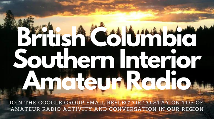 Southern Interior Amateur Radio Google Group Email Reflector